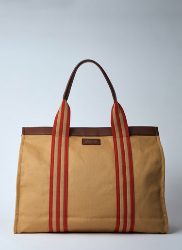 Max Mara Palau 帆布托特包  棕色 max0260017