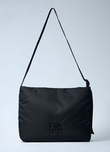 中号 Monaco 翻盖单肩包 Balenciaga 中号 Monaco 翻盖单肩包 黑色 bal0161028