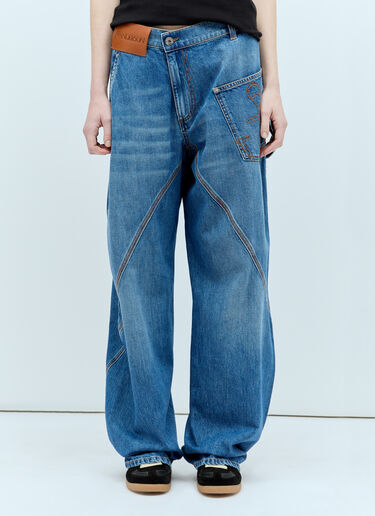 JW Anderson Twisted Workwear Jeans Blue jwa0255008