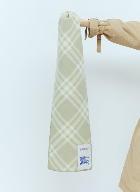 Burberry 체크 울 스카프 옐로우 bur0254015