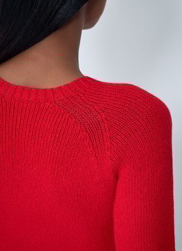 Acne Studios 徽标图案针织衫  红色 acn0262009