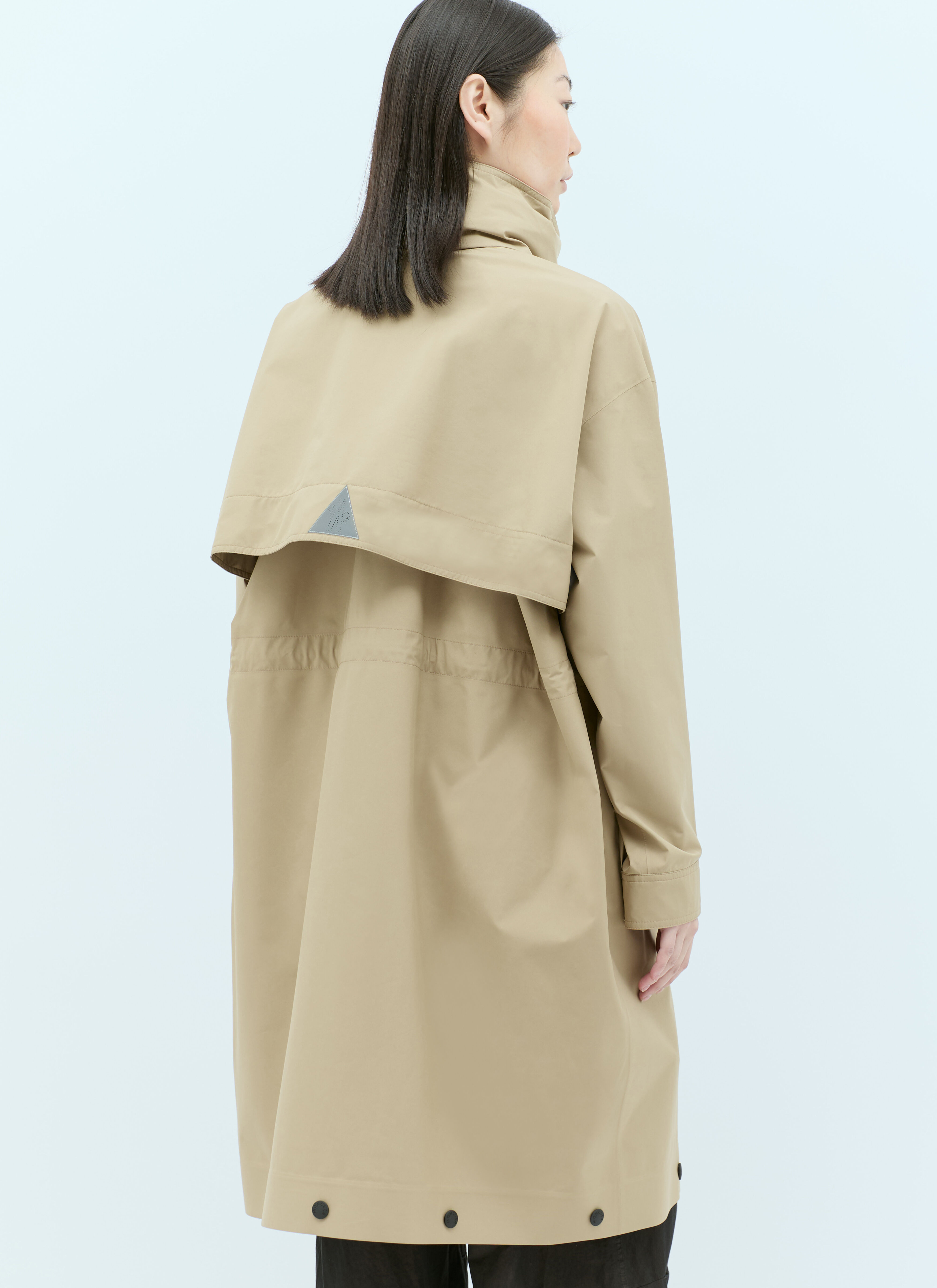 Moncler Grenoble Women's' Seigne Parka Coat in Beige | LN-CC®