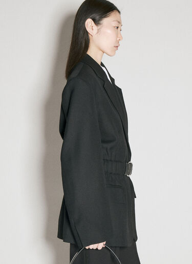 Alexander Wang Tailored Blazer With Intergrate Belt Black awg0255019