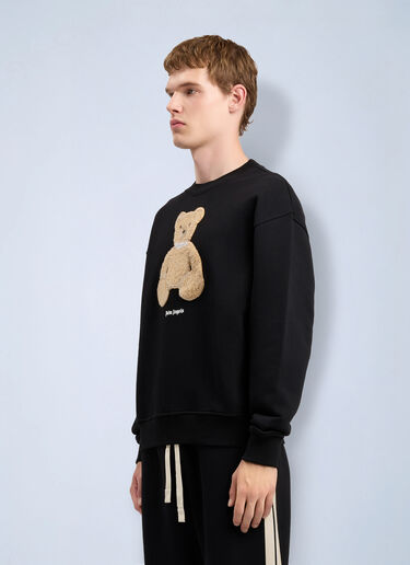 LN-CC® - Palm Angels: Bear Sweatshirt - Black Palm Angels Bear Sweatshirt Black pma0164075