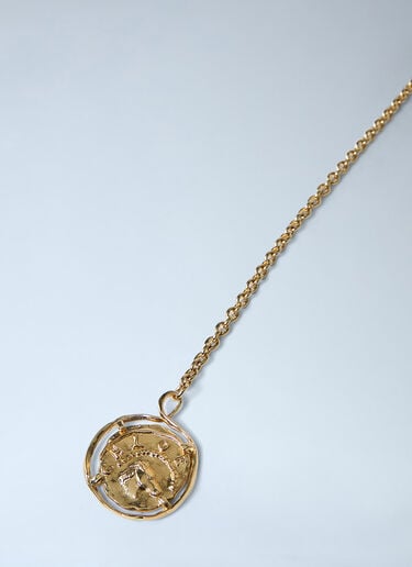 Layered Medals Necklace Chloé Layered Medals Necklace Gold chl0263110