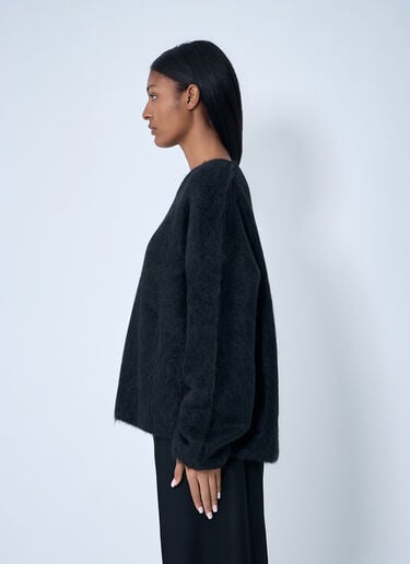 TOTEME Boxy Sweater Black tot0263010