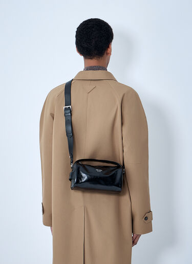 Prada 皮革单肩包 黑色 pra0164006