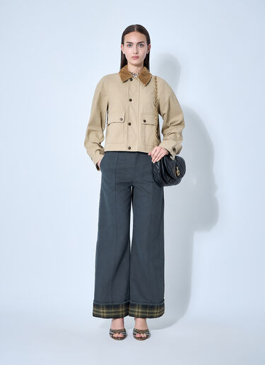 Burberry Casual Short Jacket Beige bur0259029