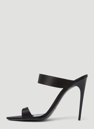 Saint Laurent Martha High Heel Mules Black sla0252041