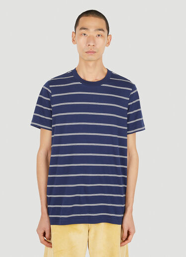 Marni Pack Of Three Striped T-Shirts Blue mni0151009