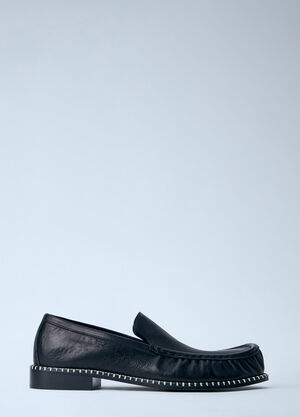 Dries Van Noten Leather Loafers Black dvn0163031