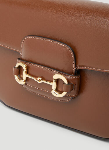 Gucci Horsebit 1955 Mini Shoulder Bag Brown guc0253196