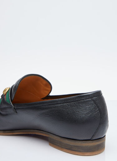 Gucci Horsebit Web Loafers Black guc0154022