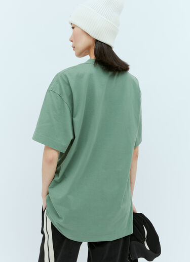 Moncler x Palm Angels Logo Patch T-Shirt Green mpa0355011
