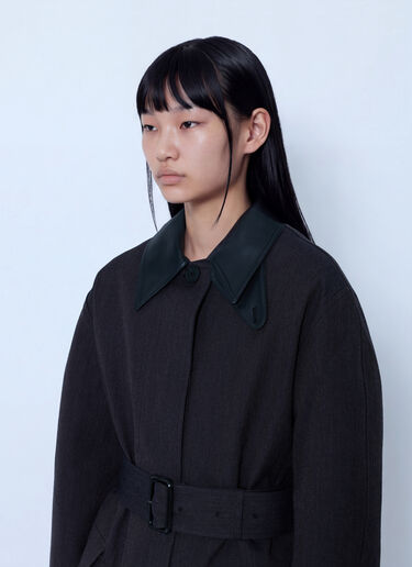 LN-CC® - Studio Nicholson: Lurie Belted Cropped Jacket - Dark Grey Studio Nicholson Lurie Belted Cropped Jacket Dark Grey stn0265002
