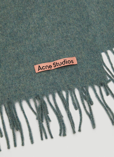 Acne Studios Canada New Scarf Green acn0346021