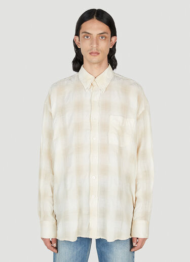 Our Legacy Borrowed BD Shirt Beige our0152014
