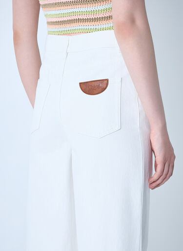 Chloé 五袋牛仔裤 白色 chl0261018