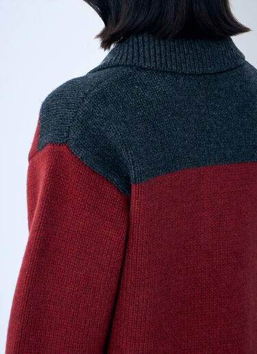 JW Anderson House' 嵌花 polo 衫  红色 jwa0259002