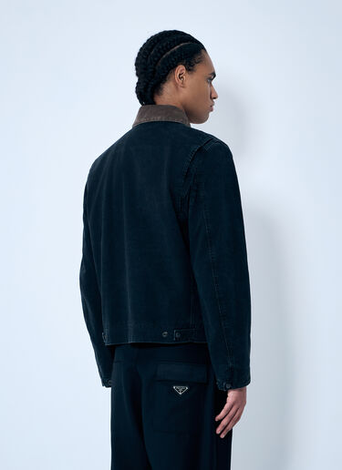 Saint Laurent Work Jacket Black sla0158010
