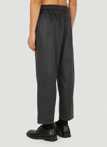 META CAMPANIA COLLECTIVE Ed Cashmere Drawstring Pants Dark Grey mtc0150006