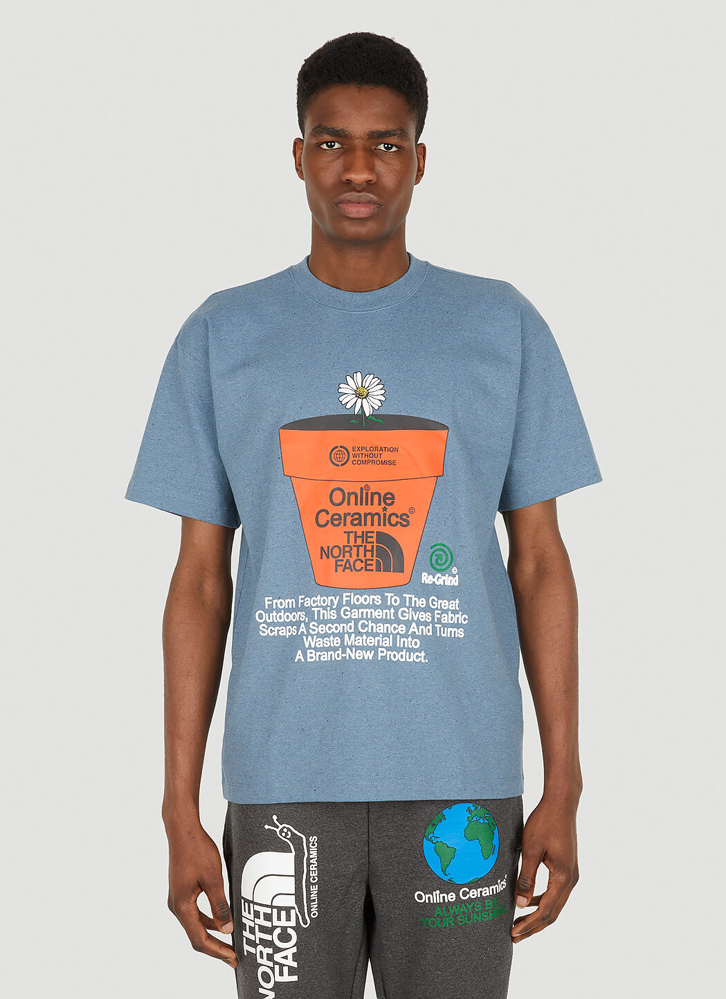 North face shop graphic tee