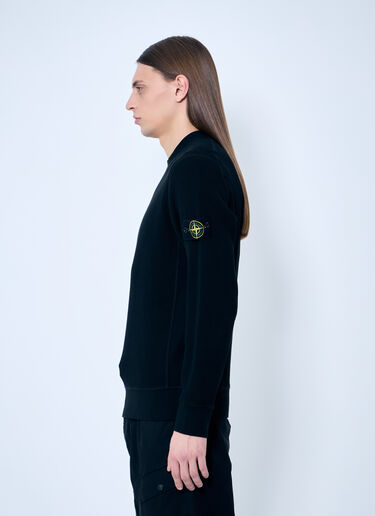 Stone Island Compass Patch Sweatshirt Black sto0160041