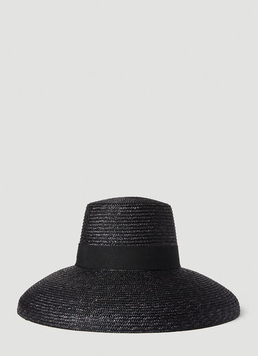 Corona Raffia Hat Max Mara Corona Raffia Hat Black max0252033