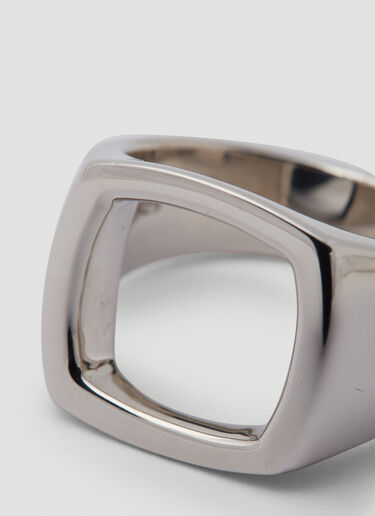 Tom Wood Cushion Open Ring Silver tmw0349021