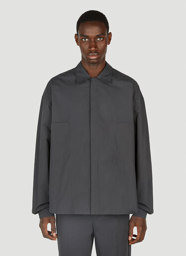 The Row Amoneto Jacket Dark Grey row0152010