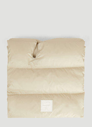 Common Leisure Puffer Blanket Scarf Beige cml0248020