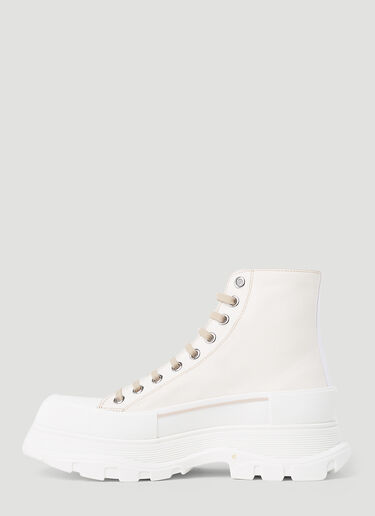 Alexander McQueen Colour Block Tread Slick Boots Beige amq0252013