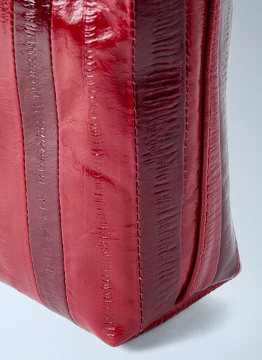 Dries Van Noten Striped Handle Handbag Red dvn0264034