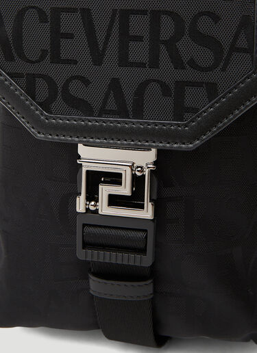 Versace One Shoulder Crossbody Bag Black ver0153046