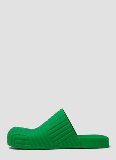 Bottega Veneta Intreccio Clogs Green bov0149088