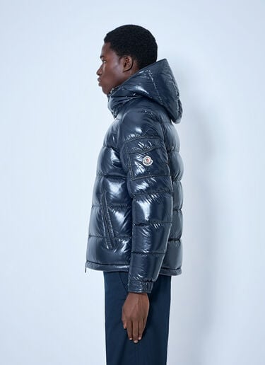 LN-CC® - Moncler: Maya Hooded Short Down Jacket - Navy Moncler Maya Hooded Short Down Jacket Navy mon0146083