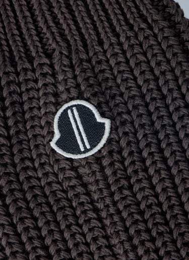 Moncler x Rick Owens Knit Over-the-Knee Socks Grey mcs0363023