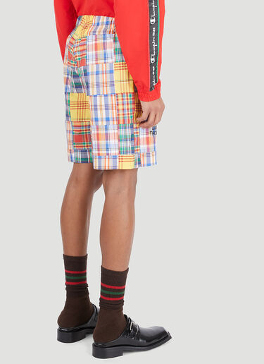 LN-CC® - Champion Tears: Check Bermuda Shorts - Yellow Champion Tears Check Bermuda Shorts Yellow cht0146011