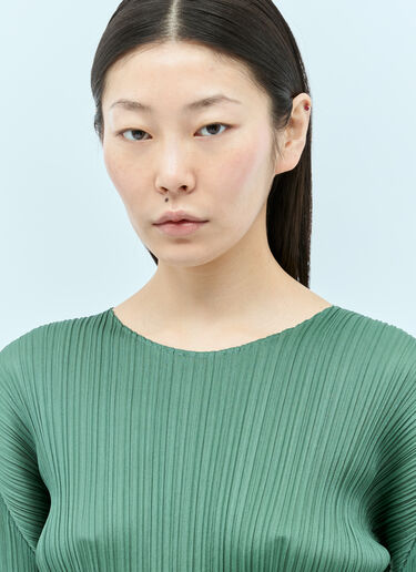 Pleats Please Issey Miyake Monthly Colors: December 上衣 绿色 plp0255008