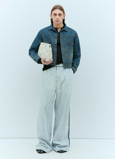 Maison Margiela 스몰 글램 슬램 클래식 크로스바디 백 그레이 mla0154019