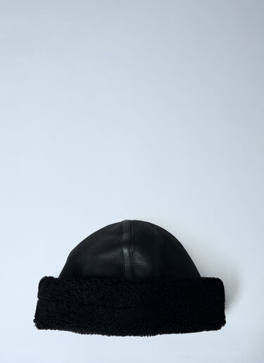 TOTEME Shearling-Lined Winter Hat Black tot0263093