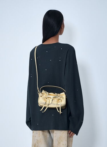 Acne Studios Micro Multipocket Crossbody Bag Gold acn0263014