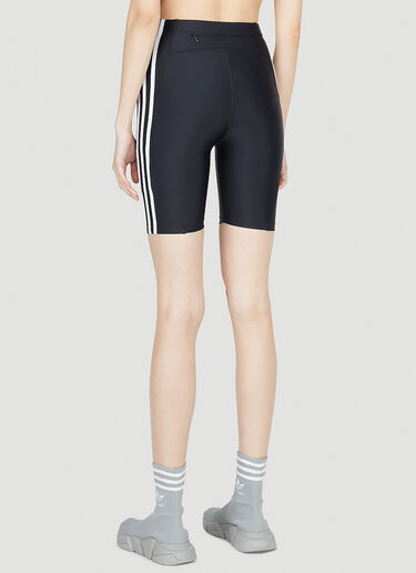 Balenciaga x adidas Striped Cycling Shorts Black axb0251015