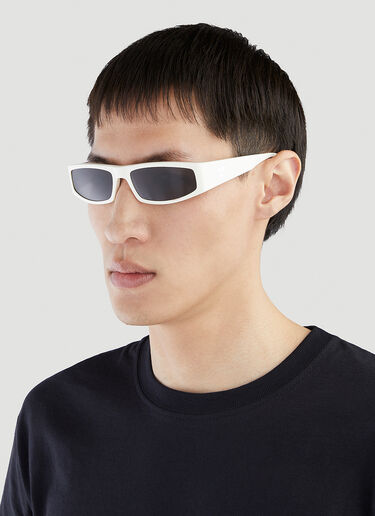 Courrèges Tech Sunglasses White cou0349002
