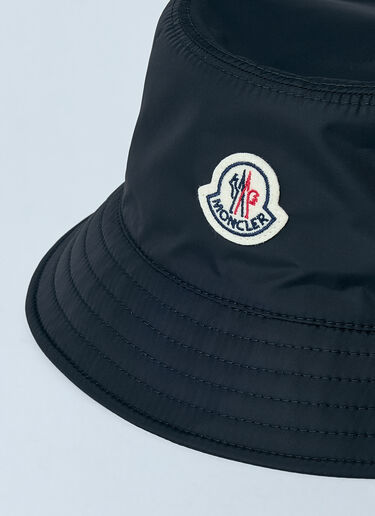 Moncler Logo Motif Bucket Hat Black mon0160032