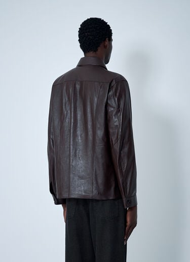 Leather Shirt Our Legacy Leather Shirt Brown our0163008