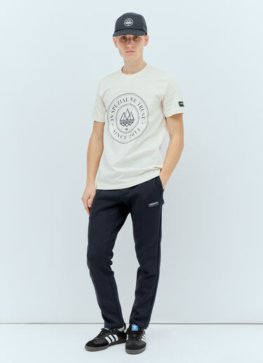 adidas SPZL 로고 프린트 티셔츠  크림 aos0157012