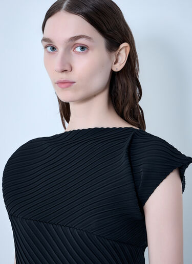 Issey Miyake Solid Volume Shirt Black ism0264005