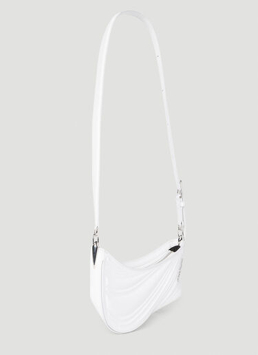 Mugler Spiral Curve 01 Shoulder Bag White mug0252040