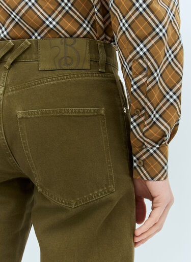 Burberry Twill Pants Brown bur0158007
